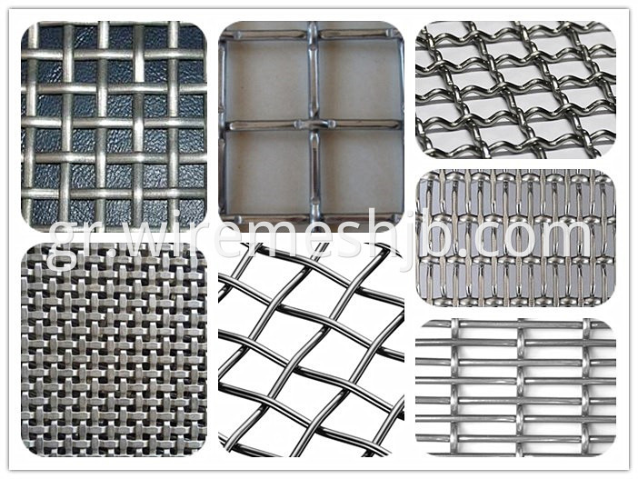 Crimped wire mesh